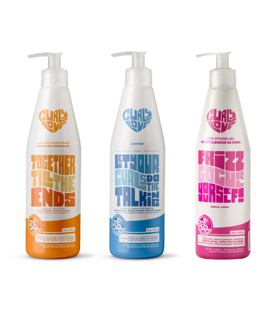 Curly Love Wash and Go Combo